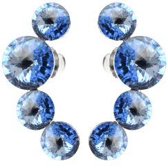 Fendi серьги с австрийскими кристаллами