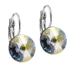 Elis 12 mm серьги с австрийскими кристаллами