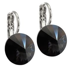 Elis 12 mm серьги с австрийскими кристаллами