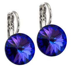 Elis 12 mm серьги с австрийскими кристаллами