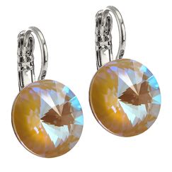 Elis 12 mm серьги с австрийскими кристаллами