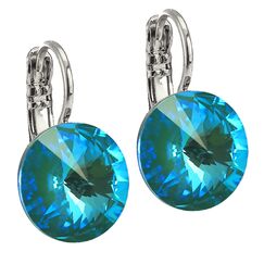 Elis 12 mm серьги с австрийскими кристаллами
