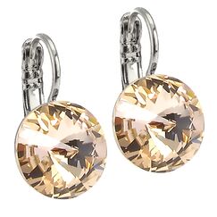 Elis 12 mm серьги с австрийскими кристаллами