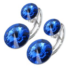 Laiza серьги 14mm с австрийскими кристаллами