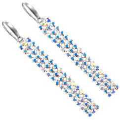 Chloe серьги серебро 925 с австрийскими кристаллами