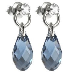 Rita 13 mm серьги с австрийскими кристаллами