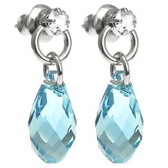 Rita 13 mm серьги с австрийскими кристаллами