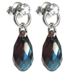 Rita 13 mm серьги с австрийскими кристаллами