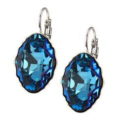Tribel 14mm серьги с австрийскими кристаллами
