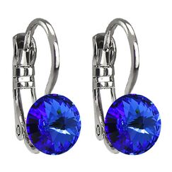 Elis 6 mm серьги с австрийскими кристаллами