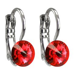 Elis 6 mm серьги с австрийскими кристаллами