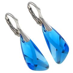 Wings серьги 23mm с австрийскими кристаллами
