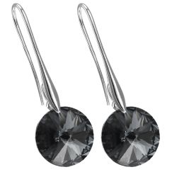 Elina 14 mm серьги с австрийскими кристаллами