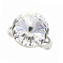 Elis 12mm кольцо с австрийскими кристаллами