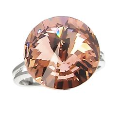 Elis 14mm кольцо с австрийскими кристаллами