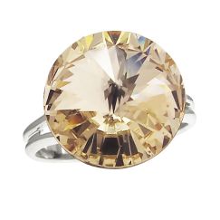 Elis 14mm кольцо с австрийскими кристаллами