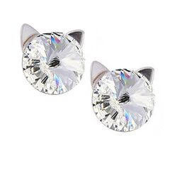 Kitti 6 mm серьги с австрийскими кристаллами