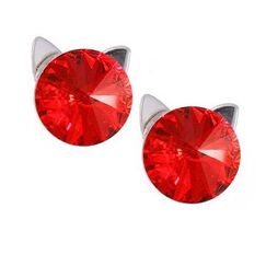 Kitti 6 mm серьги с австрийскими кристаллами