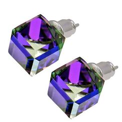 Keri 8mm серьги с австрийскими кристаллами