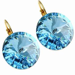 Elis 18 mm серьги с австрийскими кристаллами