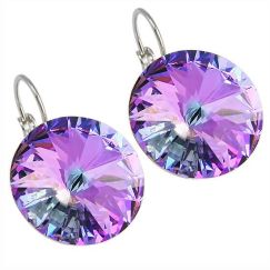 Elis 18 mm серьги с австрийскими кристаллами