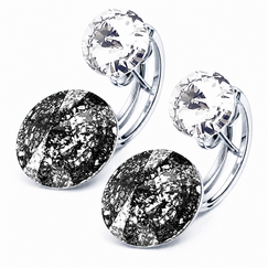 Laiza серьги 14mm с кристаллами Swarovski