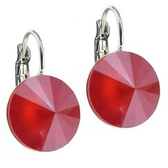Elis 14 mm серьги с австрийскими кристаллами