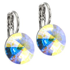 Elis 12 mm серьги с австрийскими кристаллами