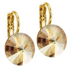 Elis 12 mm серьги с австрийскими кристаллами