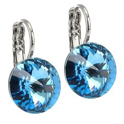 Elis 12 mm серьги с австрийскими кристаллами