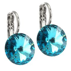 Elis 12 mm серьги с австрийскими кристаллами