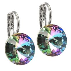 Elis 12 mm серьги с австрийскими кристаллами