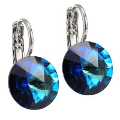 Elis 12 mm серьги с австрийскими кристаллами