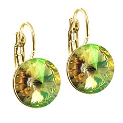 Elis 12 mm серьги с австрийскими кристаллами