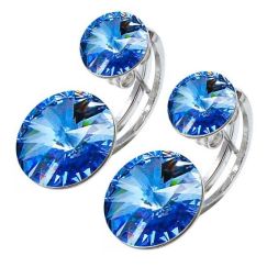 Laiza серьги 14mm с кристаллами Swarovski