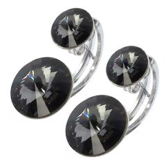 Laiza серьги 14mm с кристаллами Swarovski