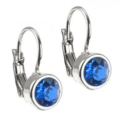 Alma 5,5mm серьги с австрийскими кристаллами