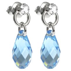 Rita 13 mm серьги с австрийскими кристаллами