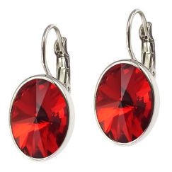 Avanta 14mm серьги с австрийскими кристаллами