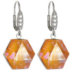 Anissa 16mm серьги с застежкой из серебра 925 пробы