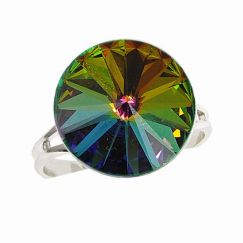 Elis 14mm кольцо с австрийскими кристаллами