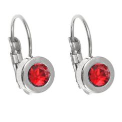 Alma 5,5mm серьги с австрийскими кристаллами