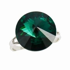 Elis 14mm кольцо с австрийскими кристаллами