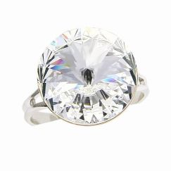 Elis 14mm кольцо с австрийскими кристаллами