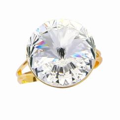 Elis 14mm кольцо с австрийскими кристаллами