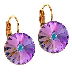 Elis 14 mm серьги с австрийскими кристаллами