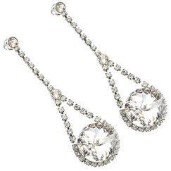 Lafi 16mm серьги с кристаллами Swarovski