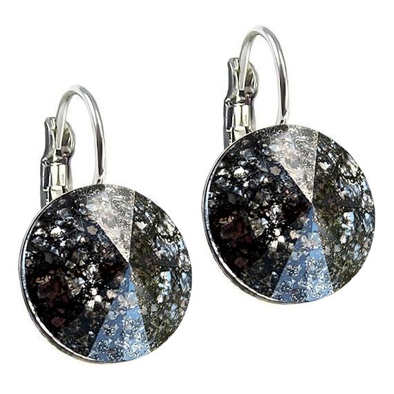Elis 14 mm серьги с австрийскими кристаллами