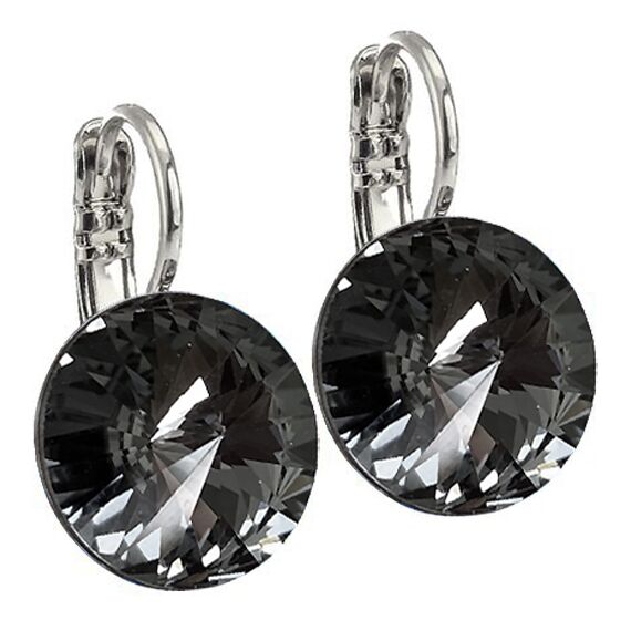 Elis 14 mm серьги с австрийскими кристаллами
