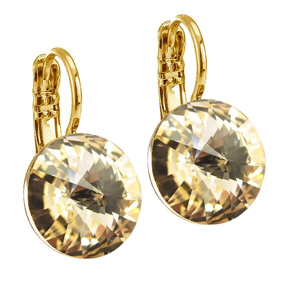 Elis 14 mm серьги с австрийскими кристаллами